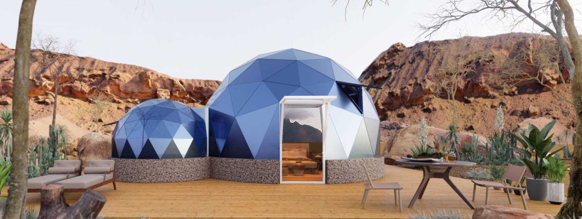 建水县球形智能光伏玻璃星空房